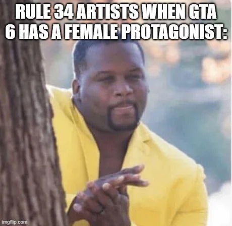 When GTA 6 has a female protagonist - meme