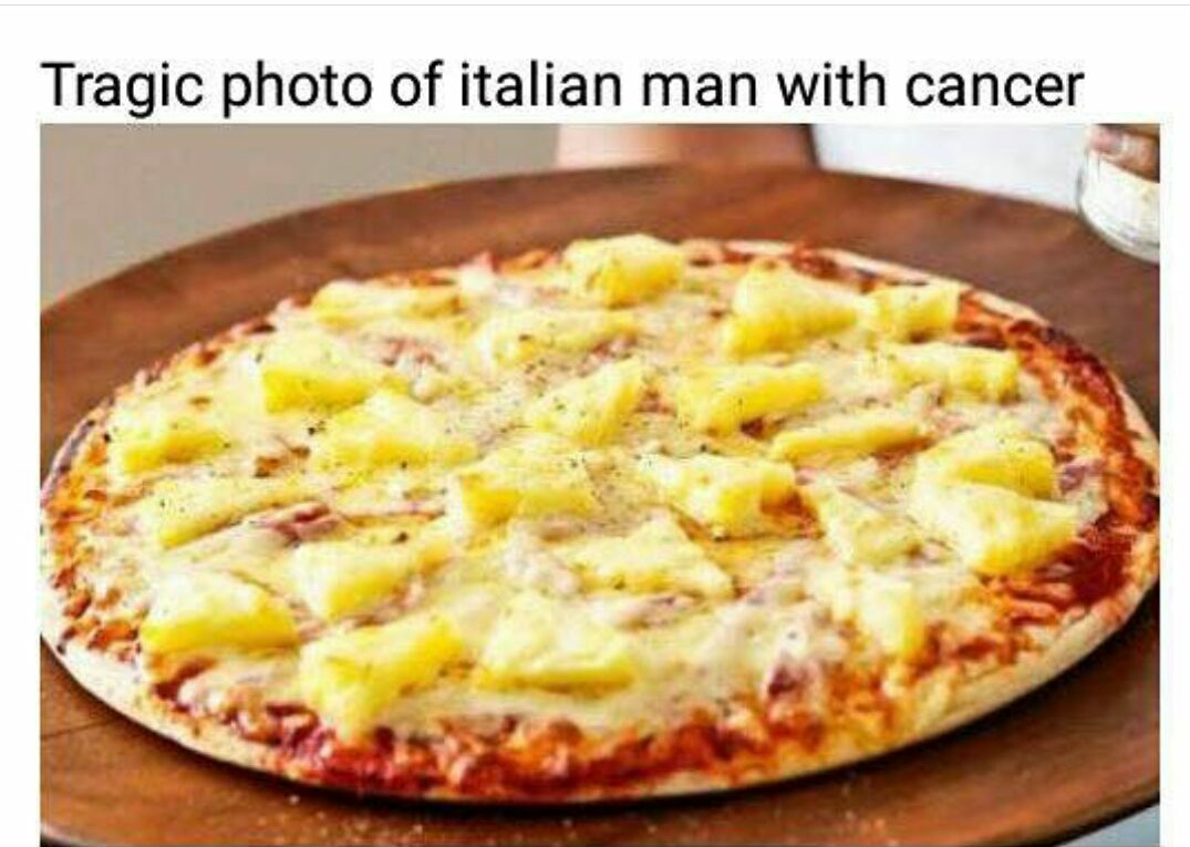 Do you like pineapple on top of the pizza? - meme