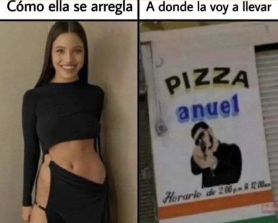 Pizza Anuel - meme