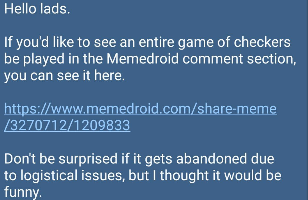 Memedroid checkers. :D