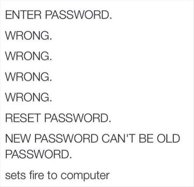 Reset password - meme