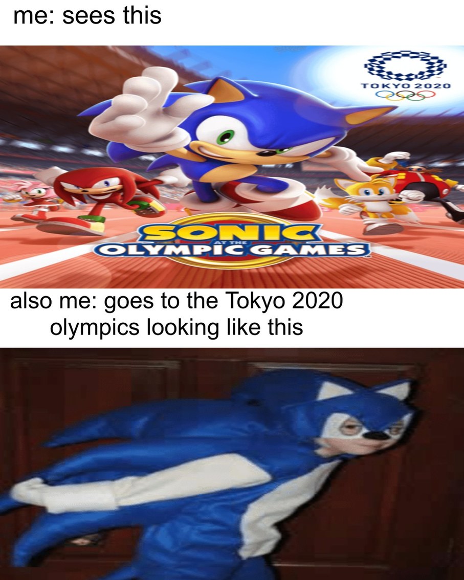 Tokyo 2020 Sonic Meme