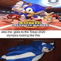 Tokyo 2020 Sonic Meme