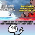 Canadians, Australians and Americans