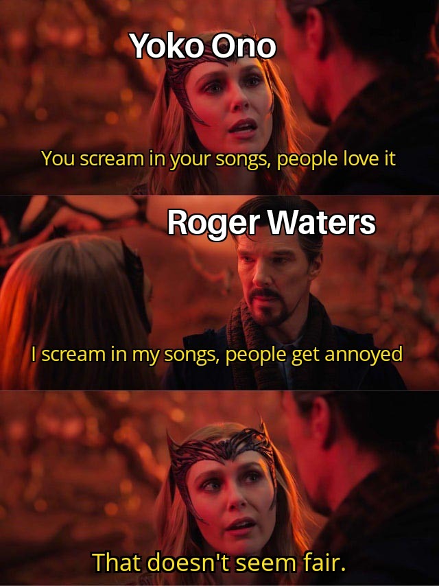 Some of Roger's screams don't even sound human - meme