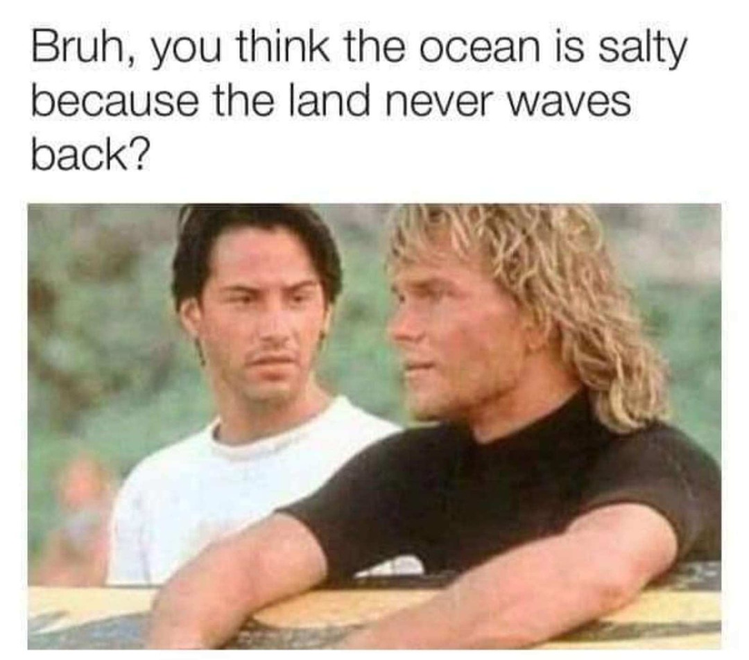 Salty waves - meme