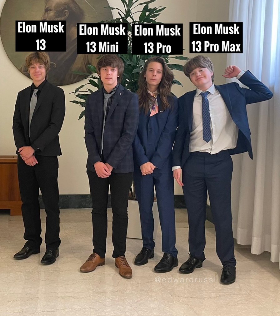 Elon Musk's kids - meme