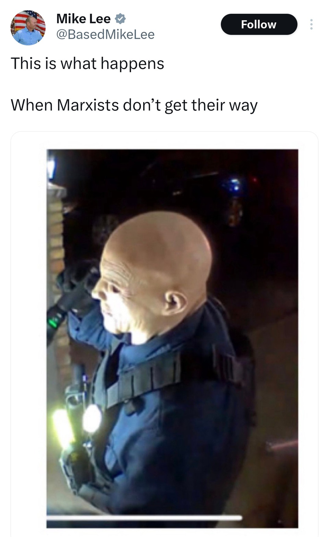 BasedMikeLee roasting Marxists, chaos ensues - meme