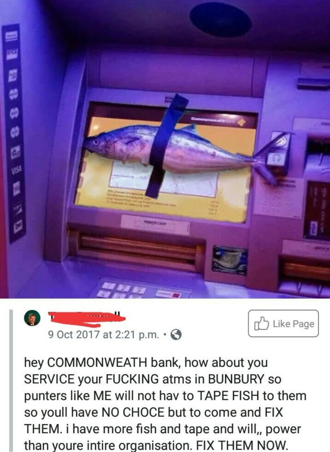 Time to find a new bank - meme