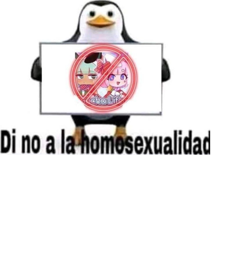 No a la homosexualidad - meme