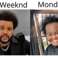 The Weeknd vs Monday