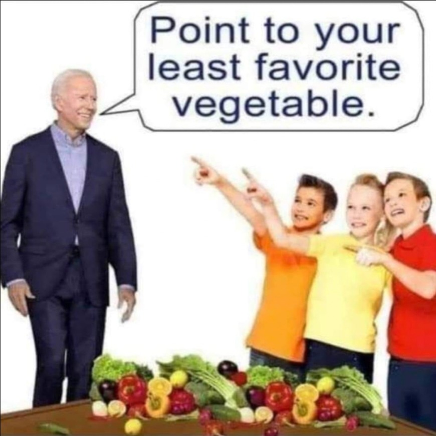 Never liked vegetables - meme