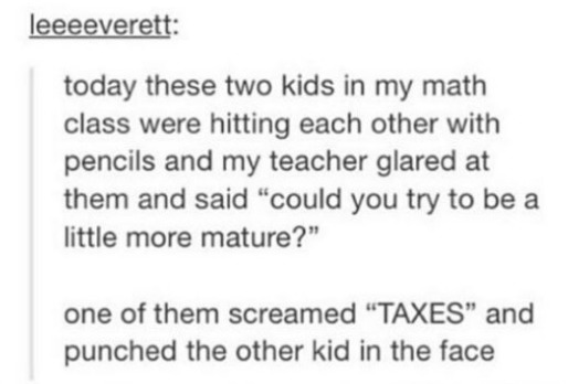 TAXES BITCH - meme