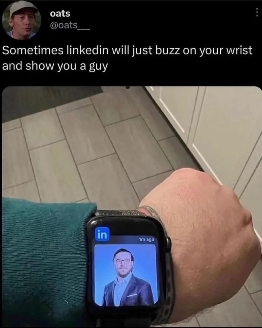 watch is like “i know a guy” - meme