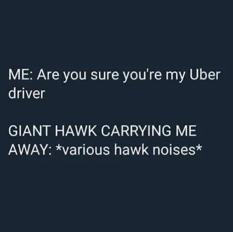not the average Uber driver - meme