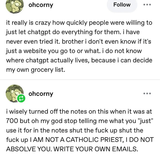 write your own emails lol - meme