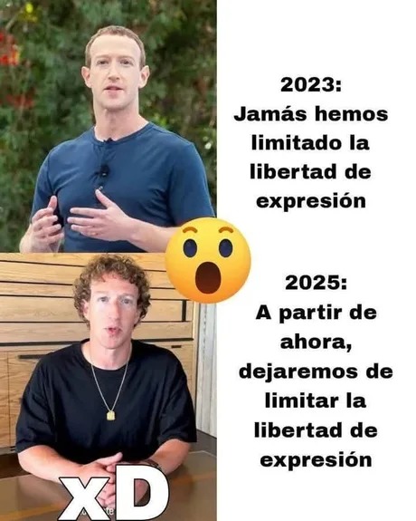 Mark Zuckerberg se arriba al que gobierne y listo - meme
