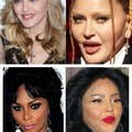 Madonna & Lil Kim must share the same plastic surgeon - who the hell thinks this is an improvement?