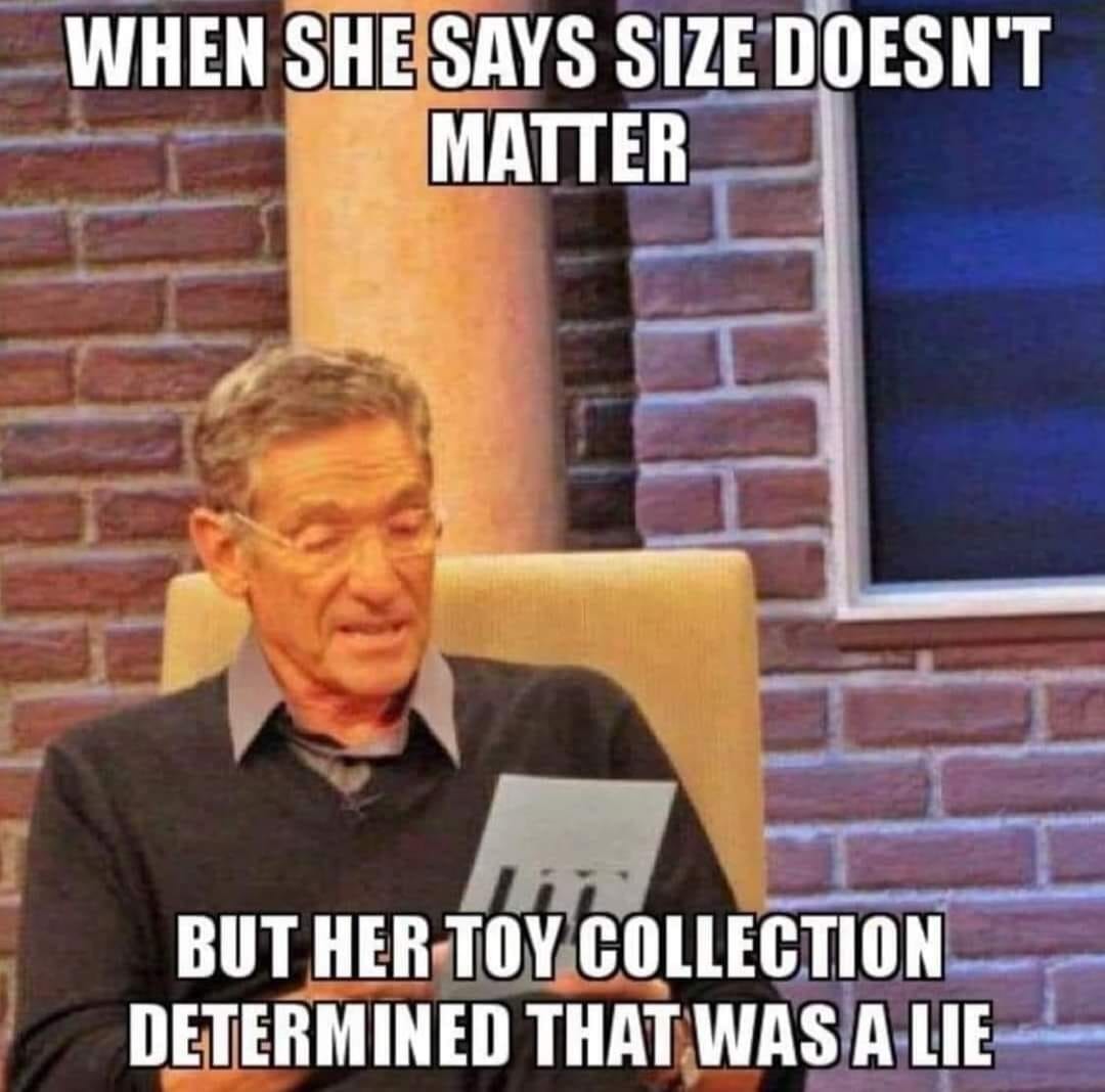 Size doesnt matter - meme