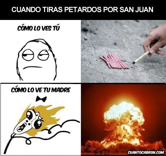 Yo en la noche de San Juan - meme