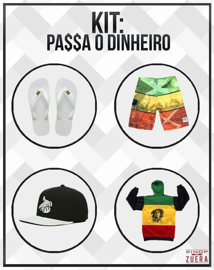 the "passa o celular" starter pack. - meme