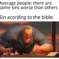 Sin is sin