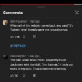 Comments in the trailer of The Rings of Power