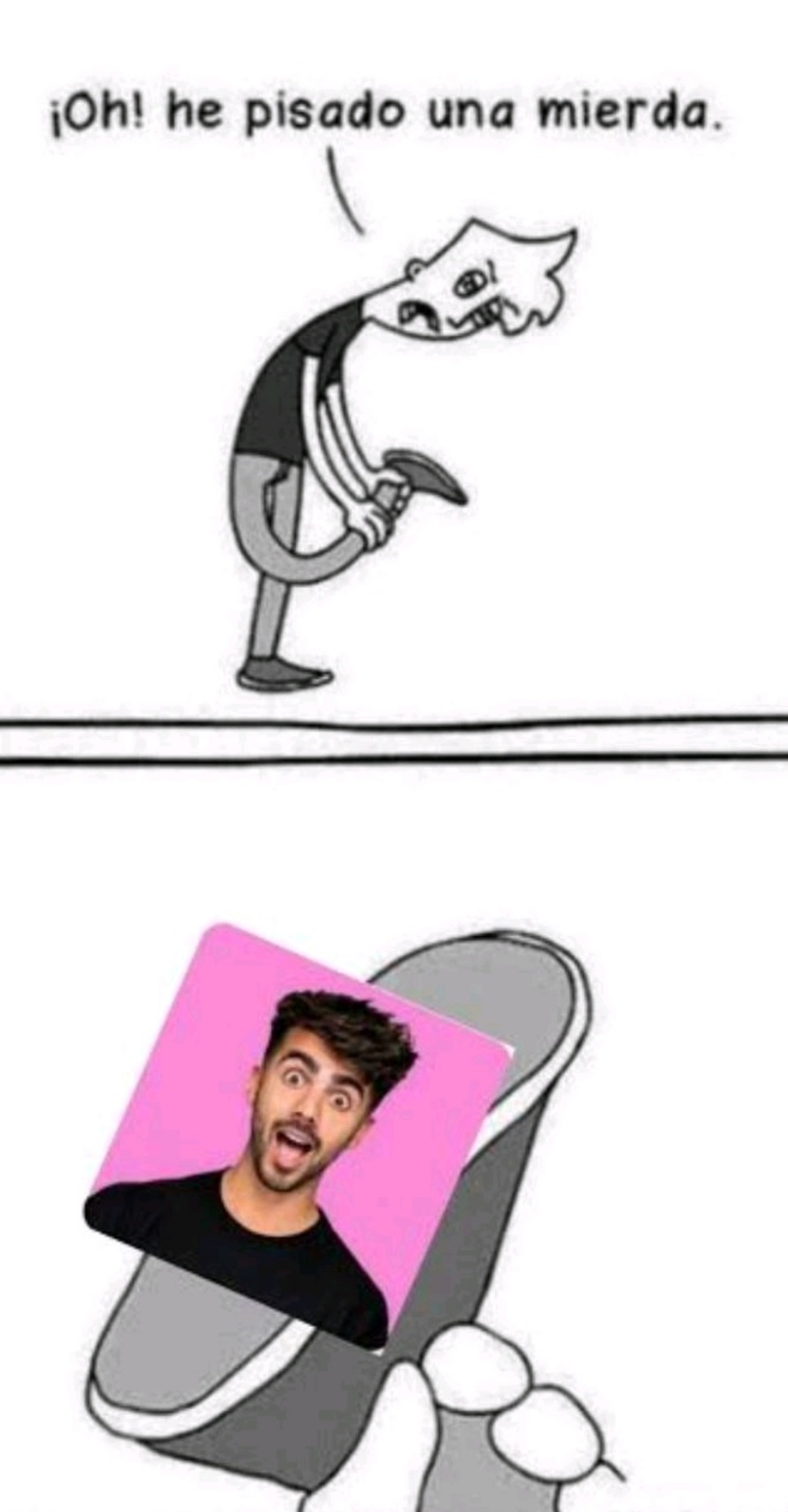Aqui los que odian a fede virgenbani - meme