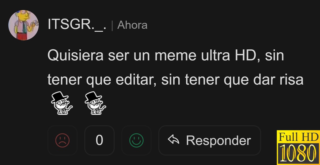 La marca de agua está en Full HD - meme
