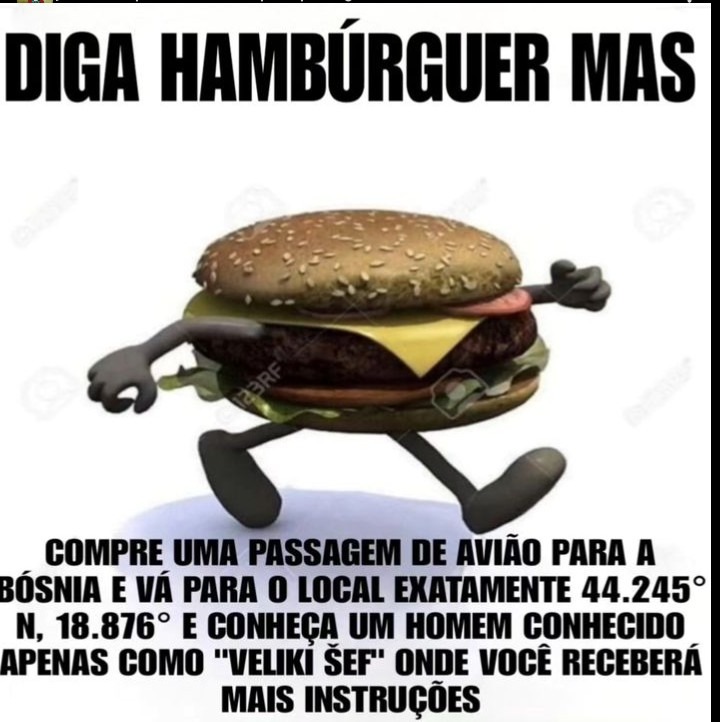 Hambúrguer - meme