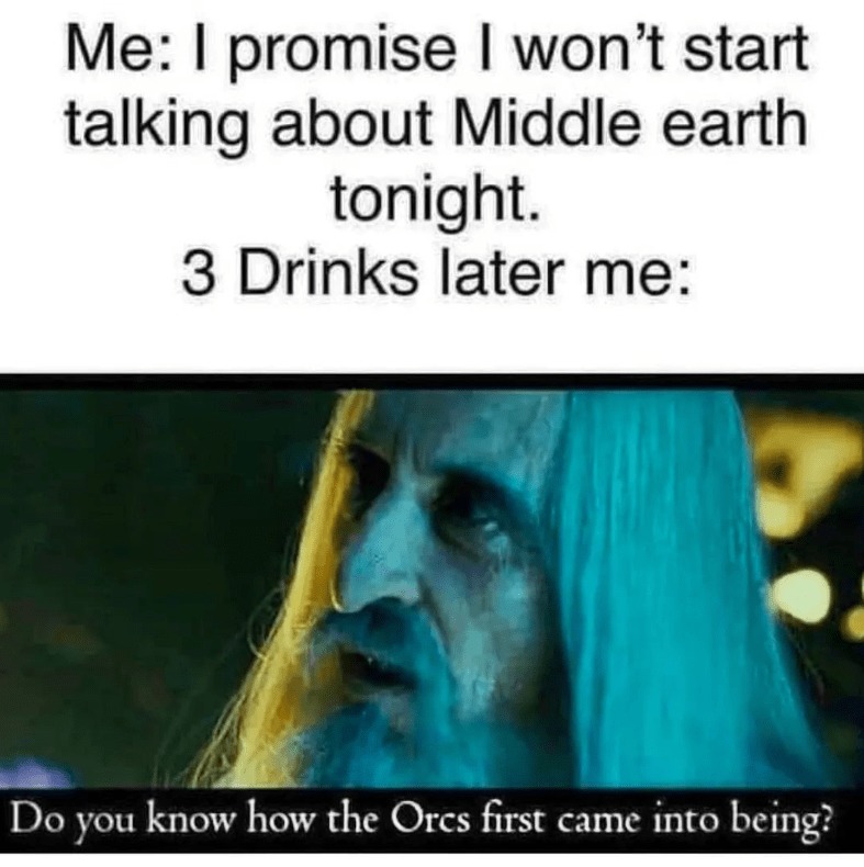 Me at every work party - meme