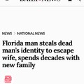 Florida man hits again