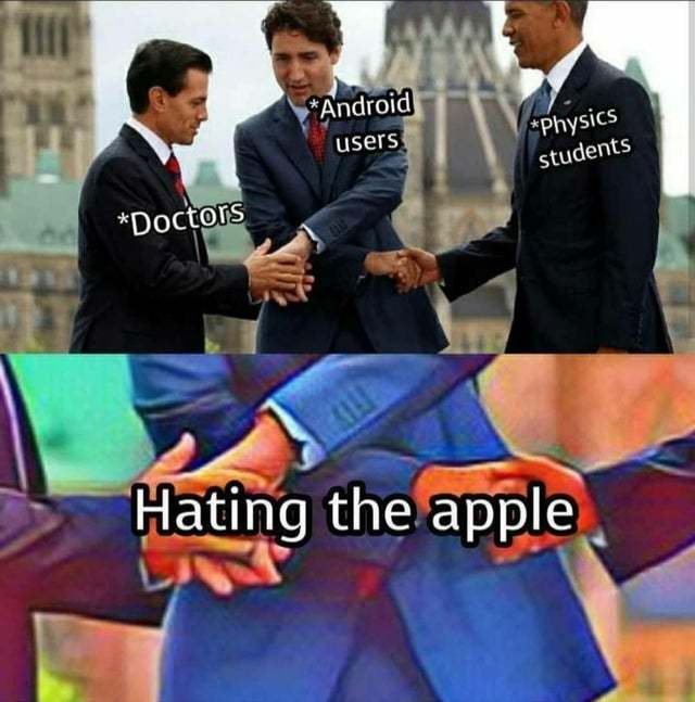 Apple bad - meme