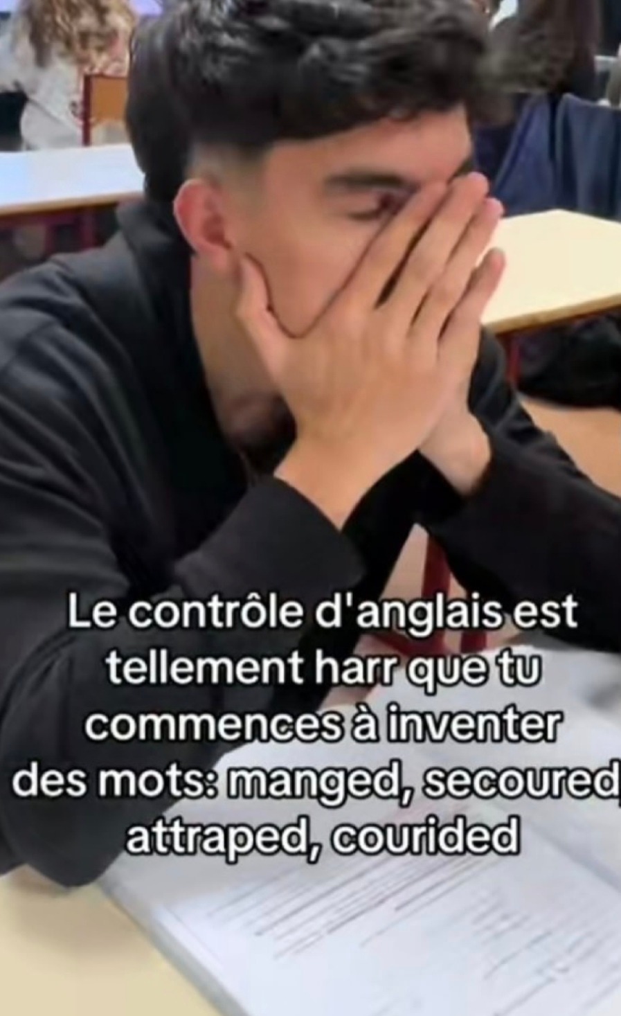 Ce contrôle d’anglais m’a transformé en Shakespeare du néant - meme