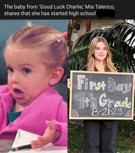 Girl from Good Luck Charlie and popular meme has started high