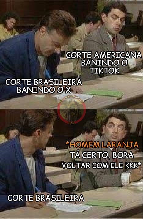 Viramos referência mundial, caras - meme