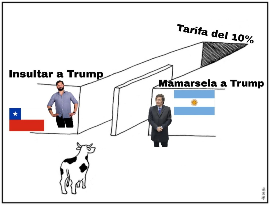 Insultar a Trump cuesta menos que adularlo - meme