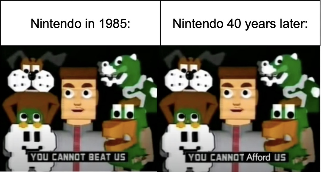 Nintendo be like - meme