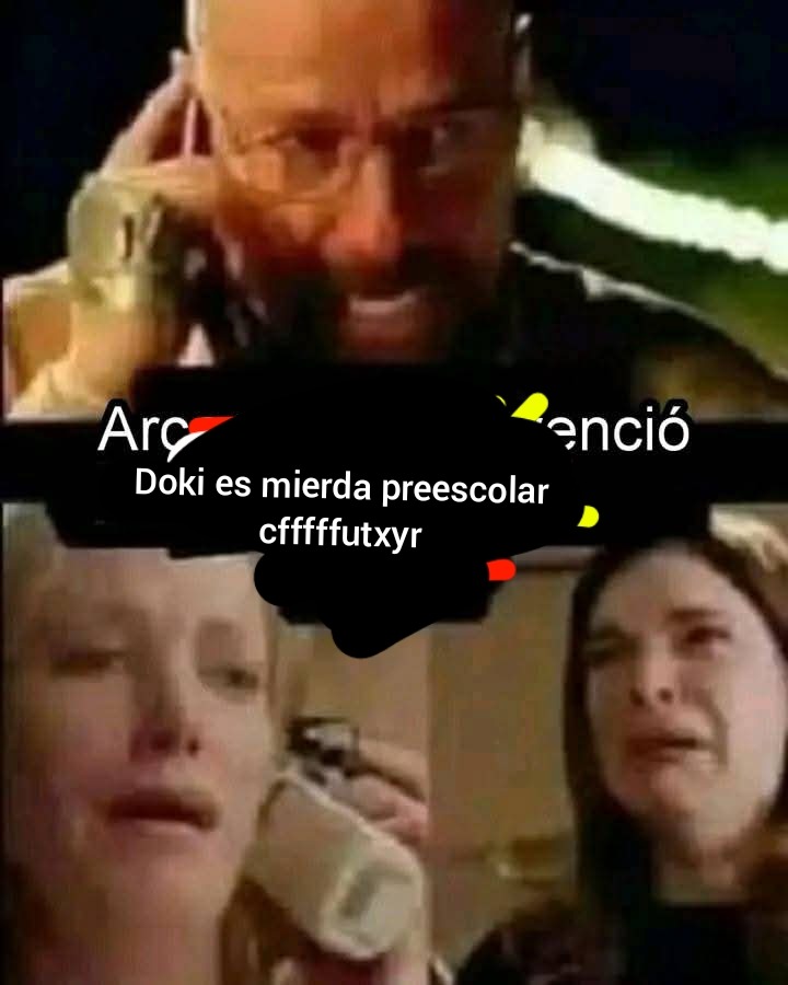 Pishis weyes que se la pasa tirando mrd a otras series para decir que Doki es mejor, nmm - meme