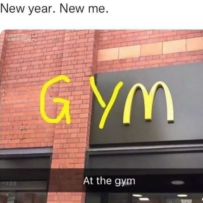 New year new me - meme