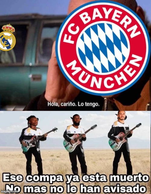 Bayern pa casa - meme