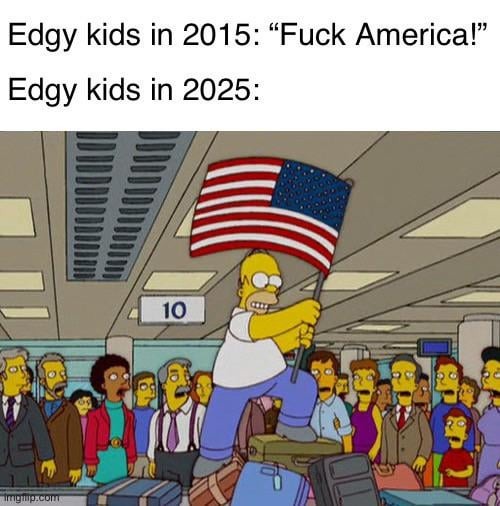 Edgy kids in 2025 - meme