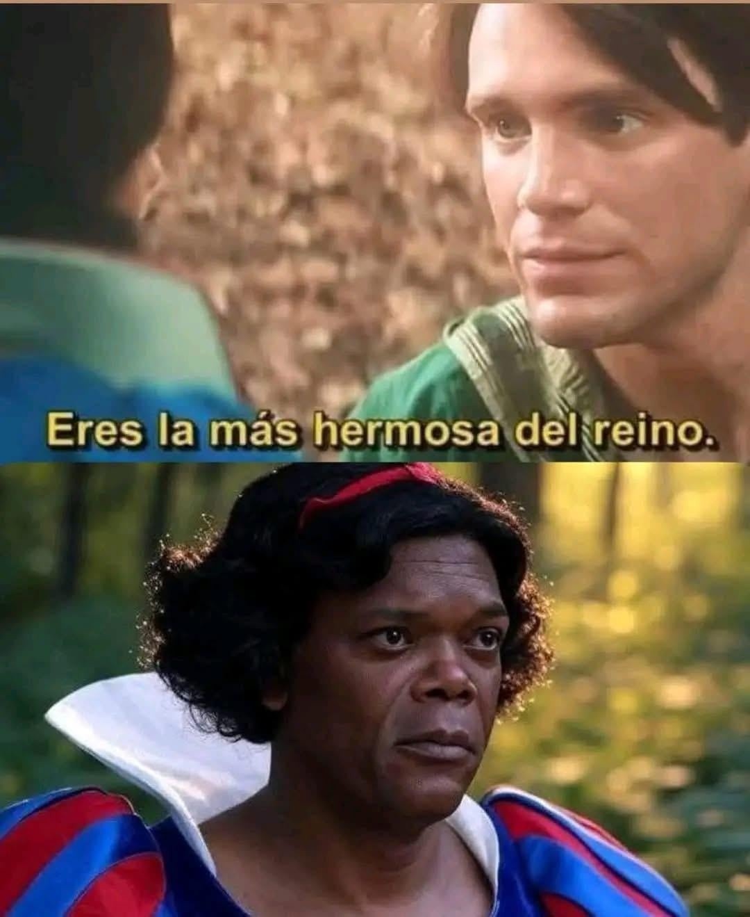 Eres la más hermosa del reino: - meme