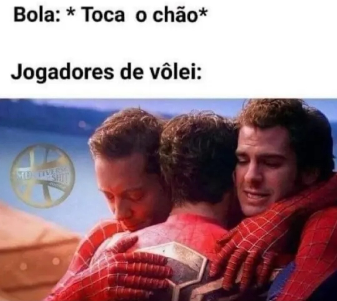 Jogadores de Vôlei - meme