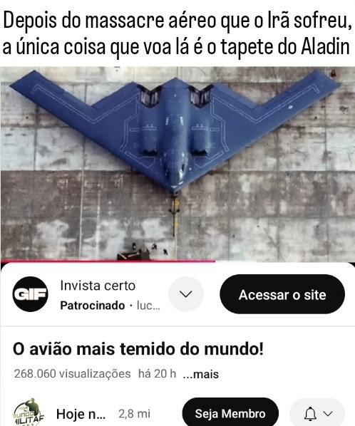Trump disse que se o tapete voar, eles abatem - meme