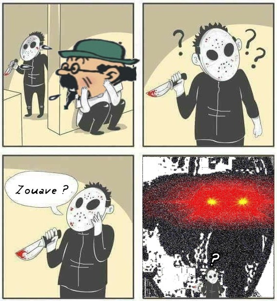 And it's at this moment he knew...he fucked up ( ne traiter jamais le professeur tournesol de zouave JAMAIS) - meme