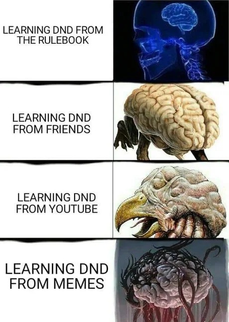 Learning dnd from memes