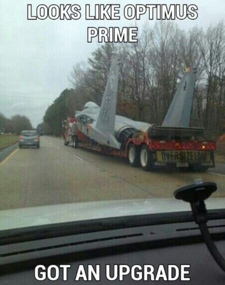 Optimus Prime is there - meme