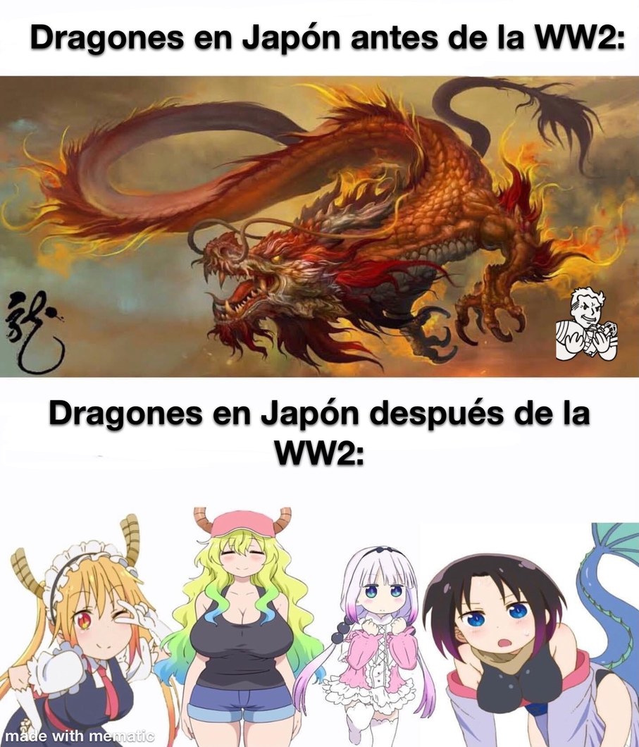 La serie se pasa por el foro las bases de los dragones en Japón, pero esta disfrutable - meme