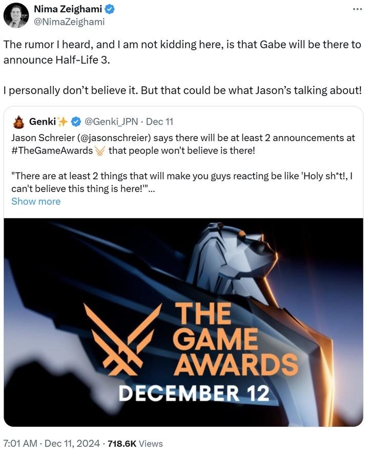 Half life 3 meme news